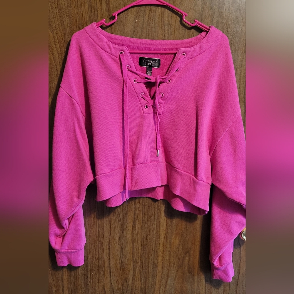Victoria Secret crop top sweatshirt L